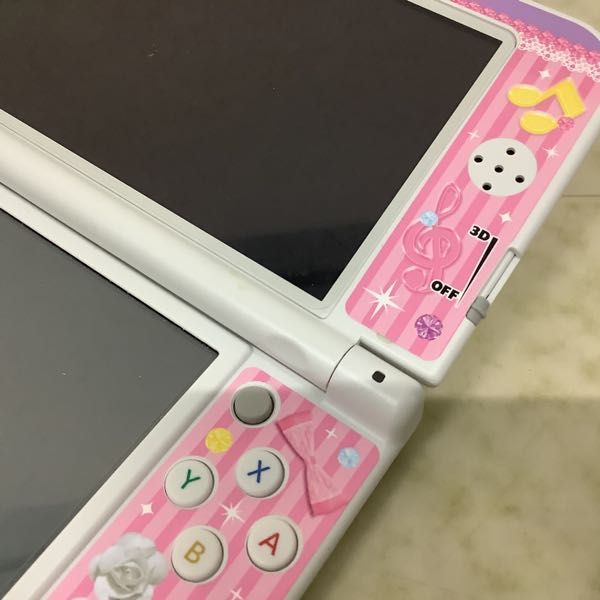 1円〜 動作確認/初期化済 箱無 newニンテンドー3DS LL RED-001 本体 パールホワイト_画像8