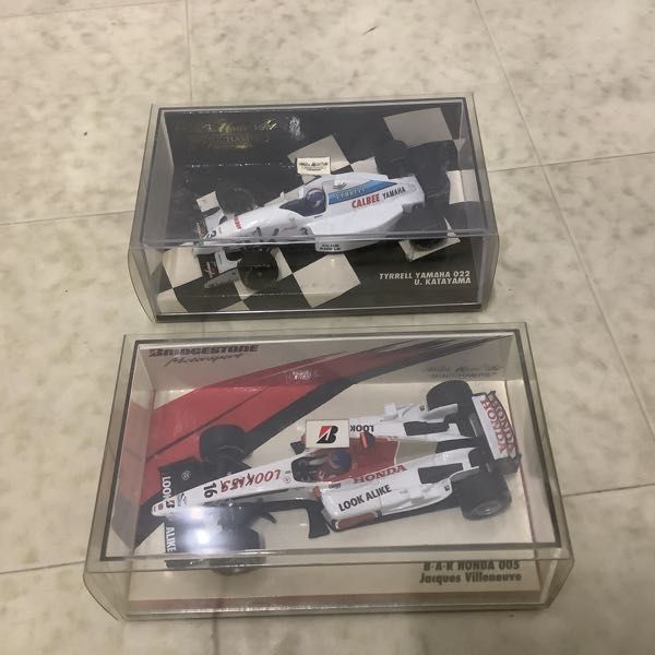 1円〜 ミニチャンプス 1/43 BAR ホンダ 03 J.VILLENEUVE No.10 TYRRELL ヤマハ 022 U.KATAYAMA No.3 他_画像4