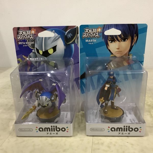 1円〜 未開封 amiibo アミーボ スーパーマリオ マリオ、キノピオ、大乱闘スマッシュブラザーズ メタナイト、マルス_画像6