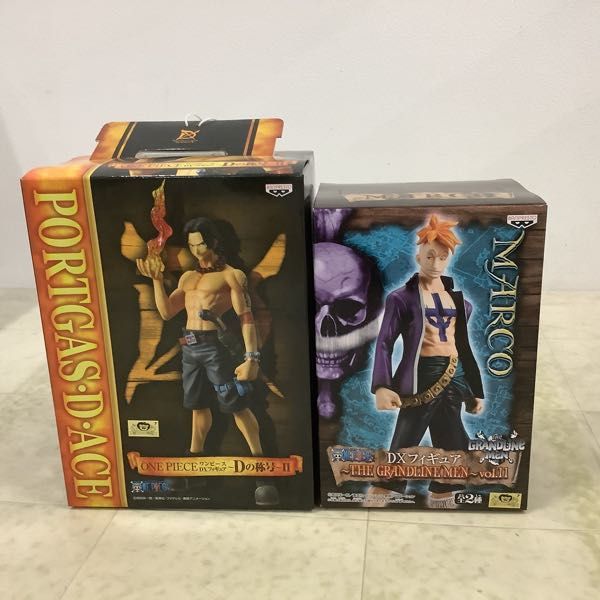 1円〜 未開封含 ONE PIECE DXフィギュア Dの称号 II ポートガス・D・エース、DXF THE GRANDLINE MEN vol.18 トラファルガー・ロー他_画像3