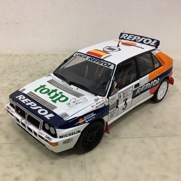 1円〜 京商 1/18 LANCIA DELTA HF EV02 REPSOL No.3 RALLY ACROPOLIS 1993_画像3