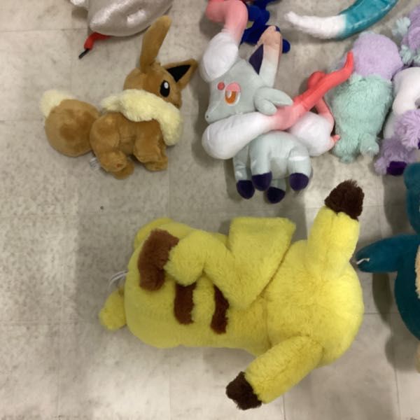 1円〜 訳あり ポケットモンスター ポケモン ぬいぐるみ カビゴン ポッチャマ ゲッコウガ イーブイ 他_画像4