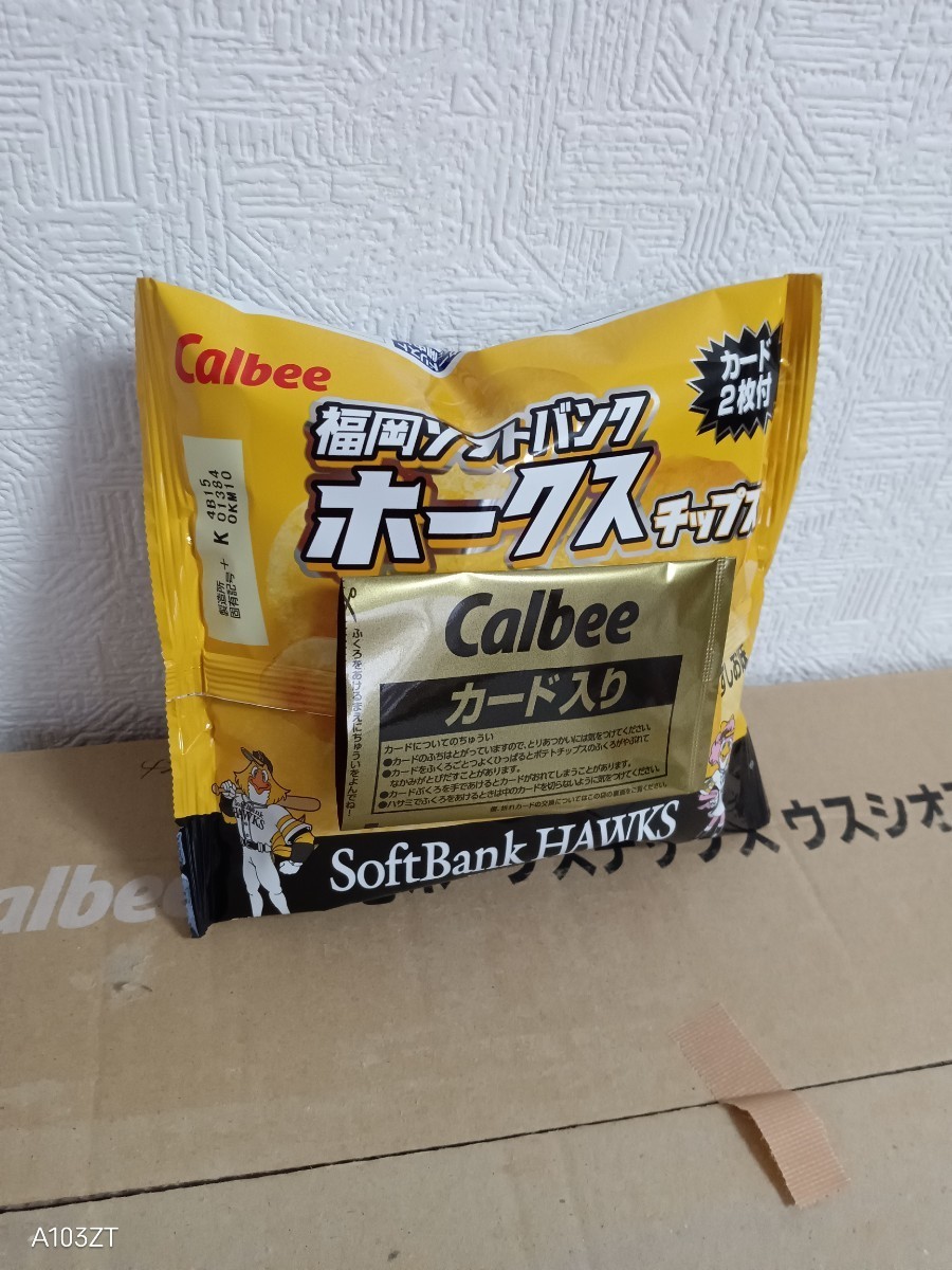 ** Calbee Professional Baseball chip s** confection only, card is is not,2024 year SoftBank fork limitation Kyushu limited goods best-before date 2024 year 7 month 