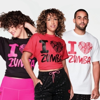 zumba 新品 ユニセックス Tシャツ フリーサイズ ホワイト_画像3