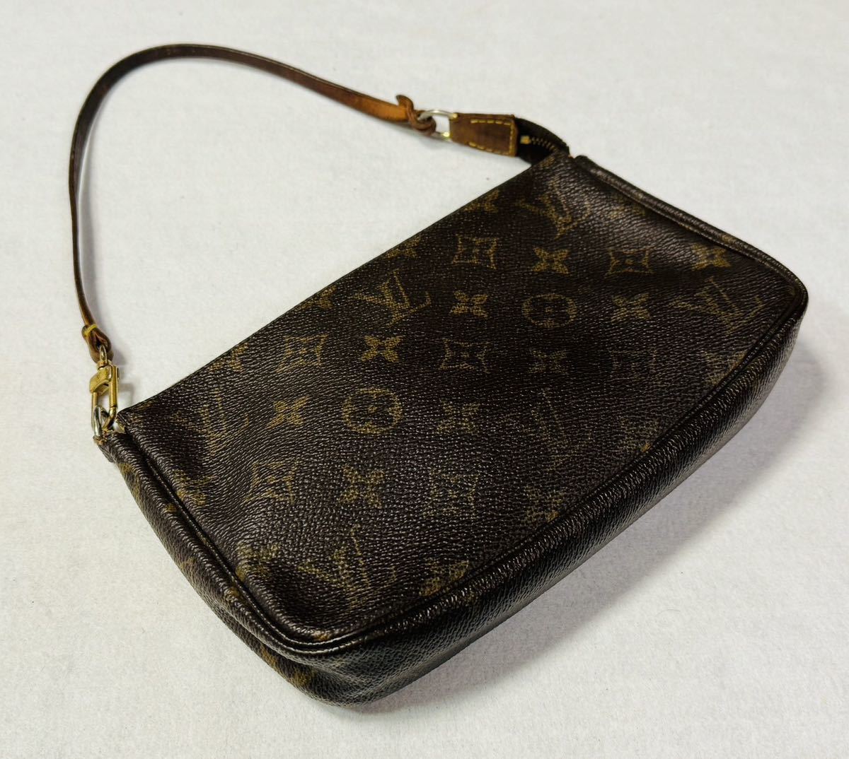 ◎ LOUIS VUITTON ルイ・ヴィトン モノグラム ポシェット アクセソワール セカンドバッグ 化粧ポーチM51980 ビンテージ / 257491 /131-6 _画像1