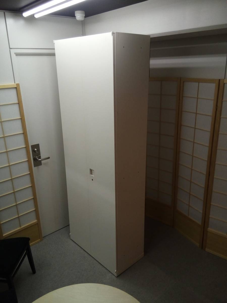  office furniture steel cabinet ( both opening library )oka blur hill . factory rekto line 4M318Y-ZA7 Akihabara god rice field direct pick ip welcome * direct delivery welcome 