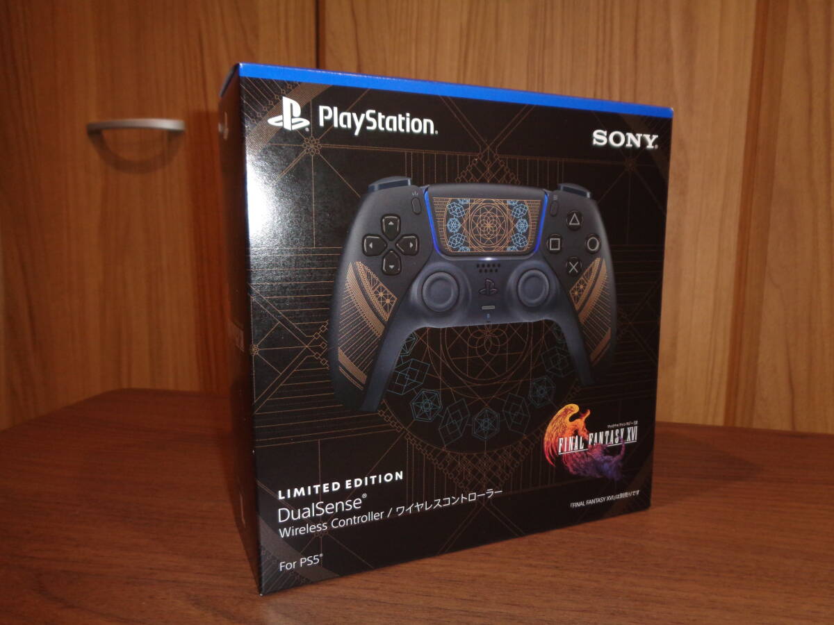 送料無料!!! PS5 DualSense ワイヤレスコントローラー “FINAL FANTASY XVI” リミテッドエディション（新品未開封）_画像1
