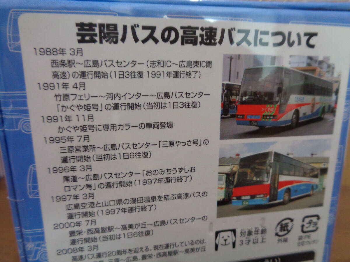 芸陽バスオリジナルトミカ・高速バス運行20周年記念セット（新品未開封）一梱包13台以上送料無料!!!_画像2