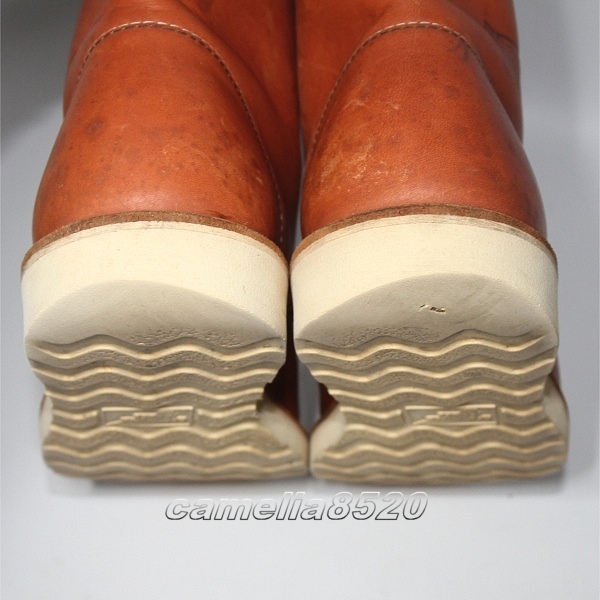 RED WING レッドウイング 8166 プレーントゥ ブーツ 赤茶 本革 11年製 US9.5 約27.5cm 中古 美品_画像6