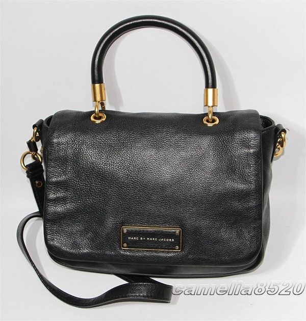 MARC BY MARC JACOBS マーク バイ マークジェイコブス M3PE133 ハンドバッグ ショルダーバッグ 2WAY 黒 ブラック レザー 中古 美品_画像1