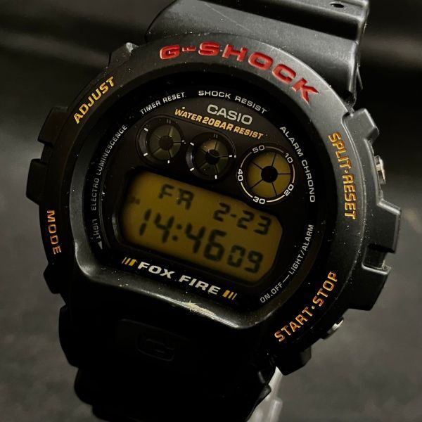CBM928K CASIO カシオ G-SHOCK ジーショック FOX FIRE メンズ腕時計 DW-6900B-9 クオーツ ブラック系_画像1