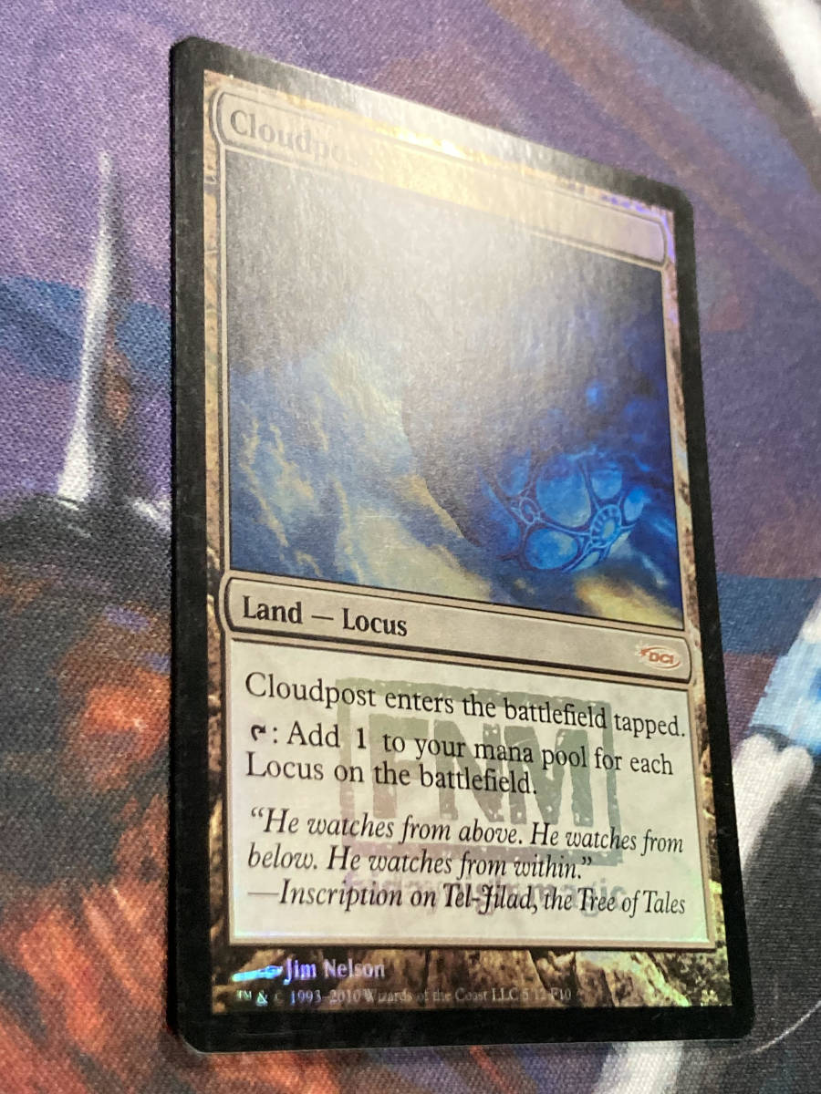 MTG　《雲上の座/Cloudpost》【foil】　FNM　英語_画像3