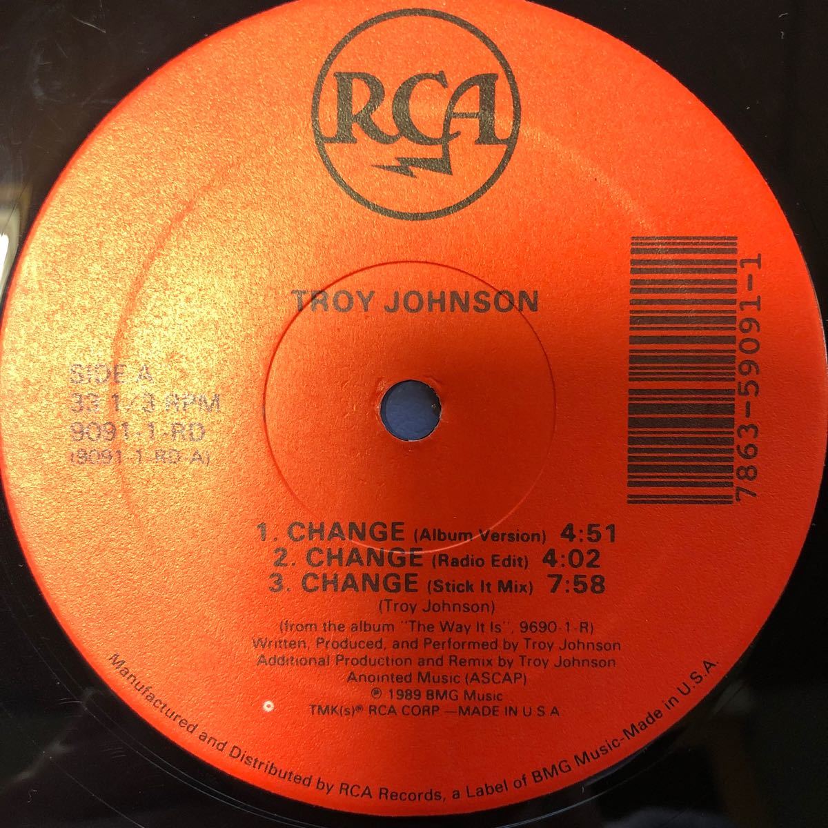 c 12インチ Troy Johnson Change LP レコード 5点以上落札で送料無料_画像2
