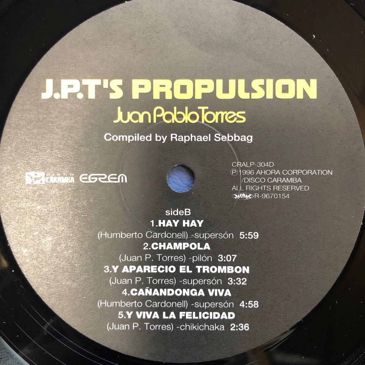 c 2LP 二枚組 Juan Pablo Torres J.P.T's Propulsion 見開きジャケット レコード 5点以上落札で送料無料の画像6