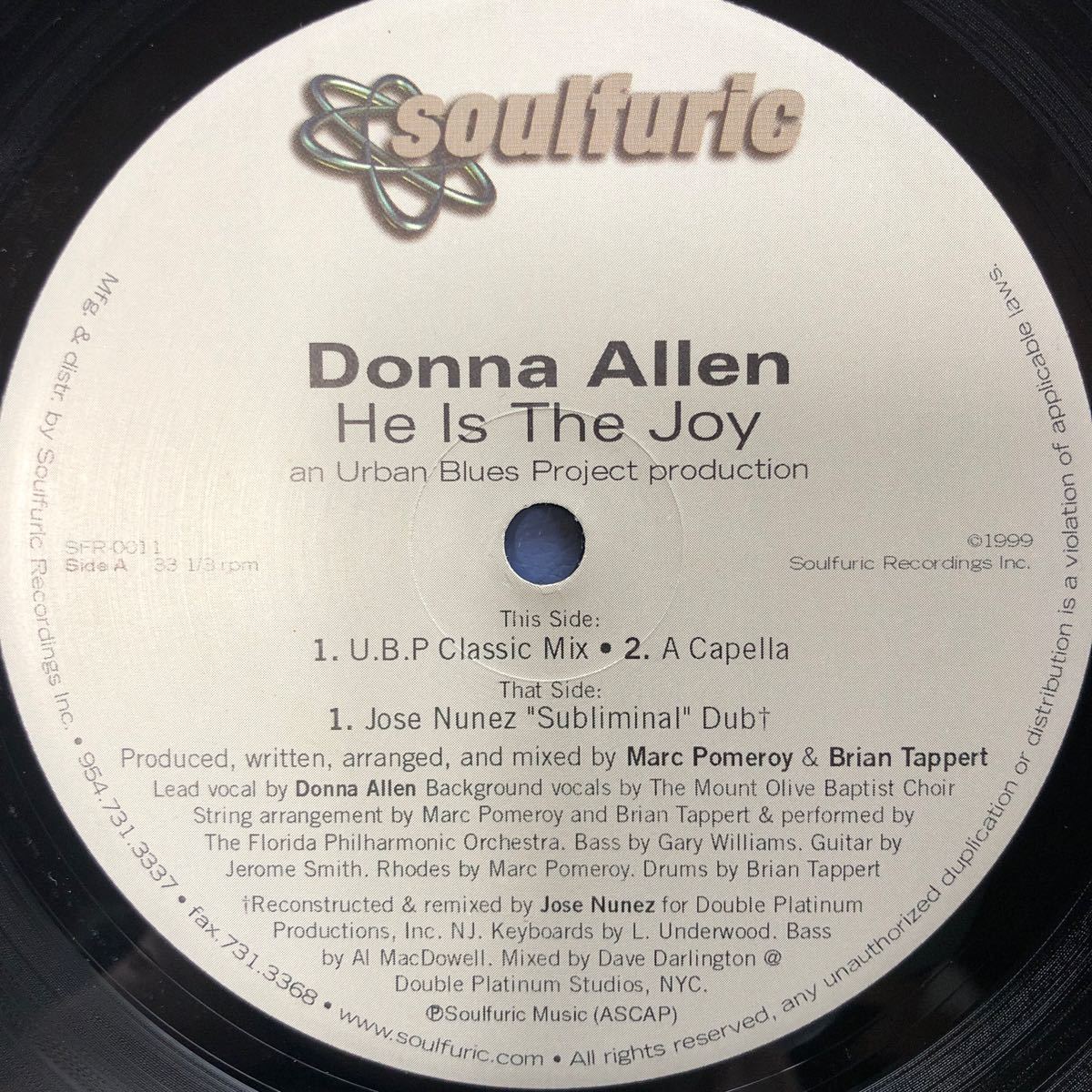 c 12インチ 二枚組 Donna Allen He Is The Joy LP レコード 5点以上落札で送料無料_画像2