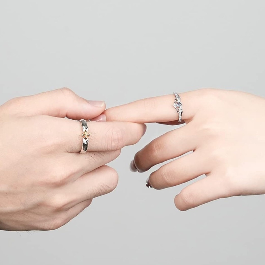 X992 ペアリング 結婚指輪 シルバー レディース メンズ カップル_画像2