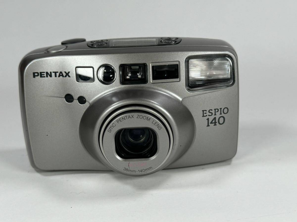 【動作品】PENTAX ESPIO 140 シルバーボディペンタックス コンパクトフィルムカメラ_画像2