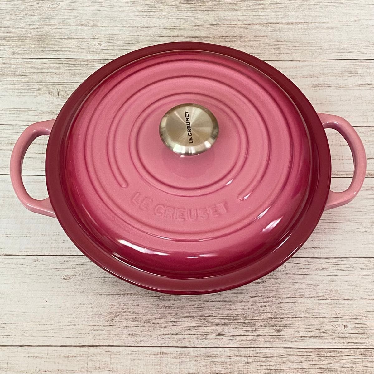 新品】ルクルーゼ シグニチャーマルミットグルメ 22 ベリー 新品】ルクルーゼ シグニチャーマルミットグルメ 22 ベリー