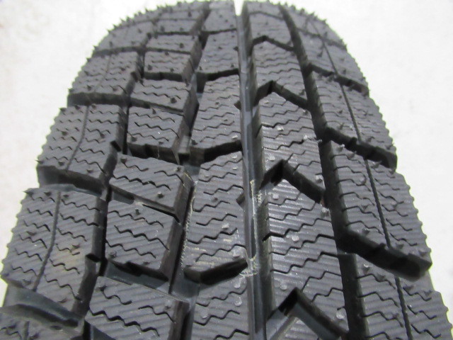 【店舗取付限定】厳選極上中古タイヤ DUNLOP WINTERMAXX WM02 145/80R13 75Q 2023年製 4本 タント ミラココア エッセ ムーヴ N-BOX N-WGN _画像8