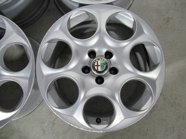 激安即決 RONAL製 Alfa-Romeo Giulietta 純正 Super Sport 17×7.5J 110-5H ET41 65.1Φ 中古アルミホイール 4本 ジュリエッタ Y00029 _画像5