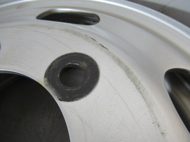 激安即決 NISSAN アトラス F24 純正 MA011 15×5.5J 170-6H ET96 132Φ 中古ホイール 2本 トラック用 ホイール Y00041_画像8