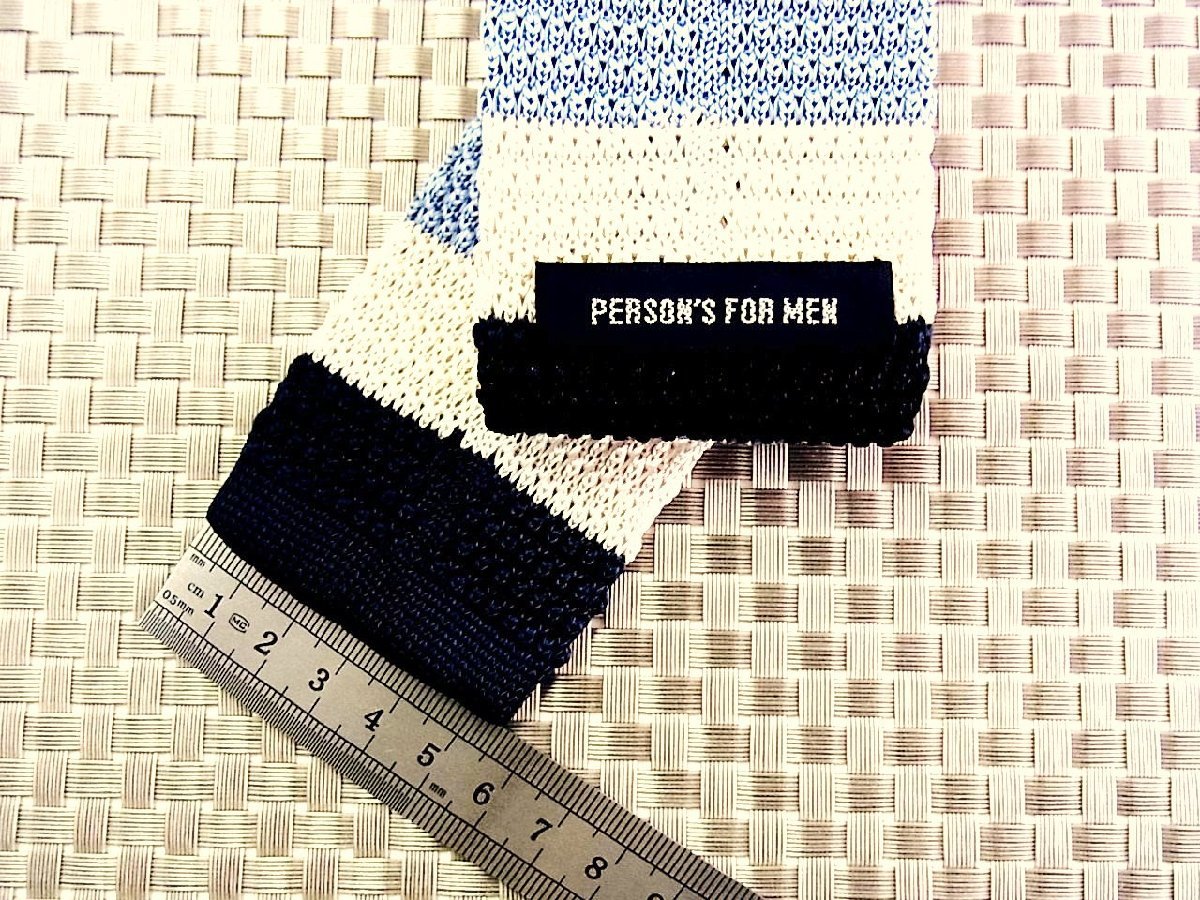 【ニットタイ】NIT00125 良品 パーソンズ【PERSON'S】■ネクタイ■_画像3