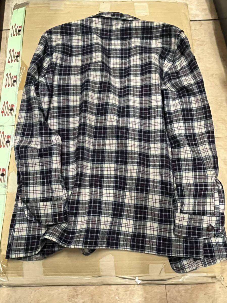 PENDLETON ペンデルトン　BOARD SHIRT ウールシャツ　ベージュ×赤×青×黒　好配色　M チカーノ　チェック柄_画像7