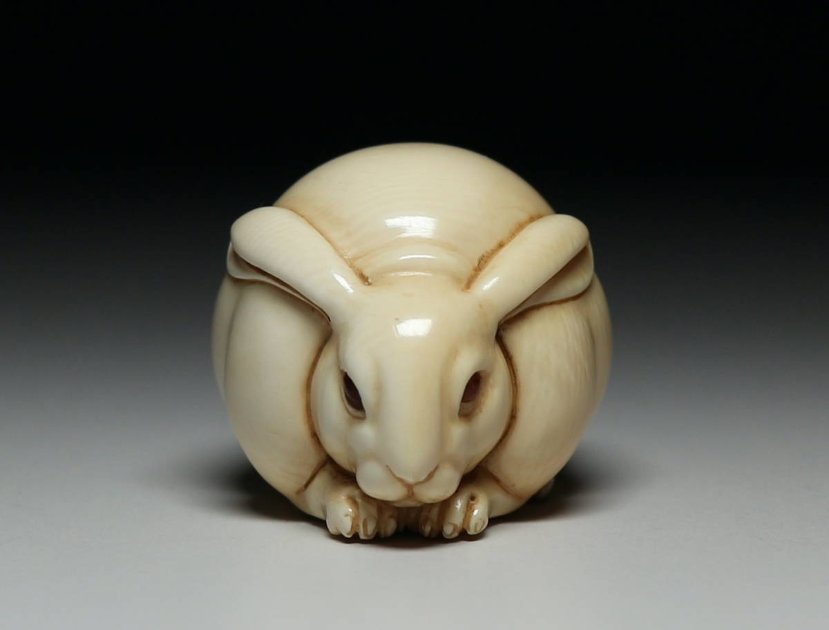 [ сердце ]k302 мамонт netsuke белый . как . симпатичный!