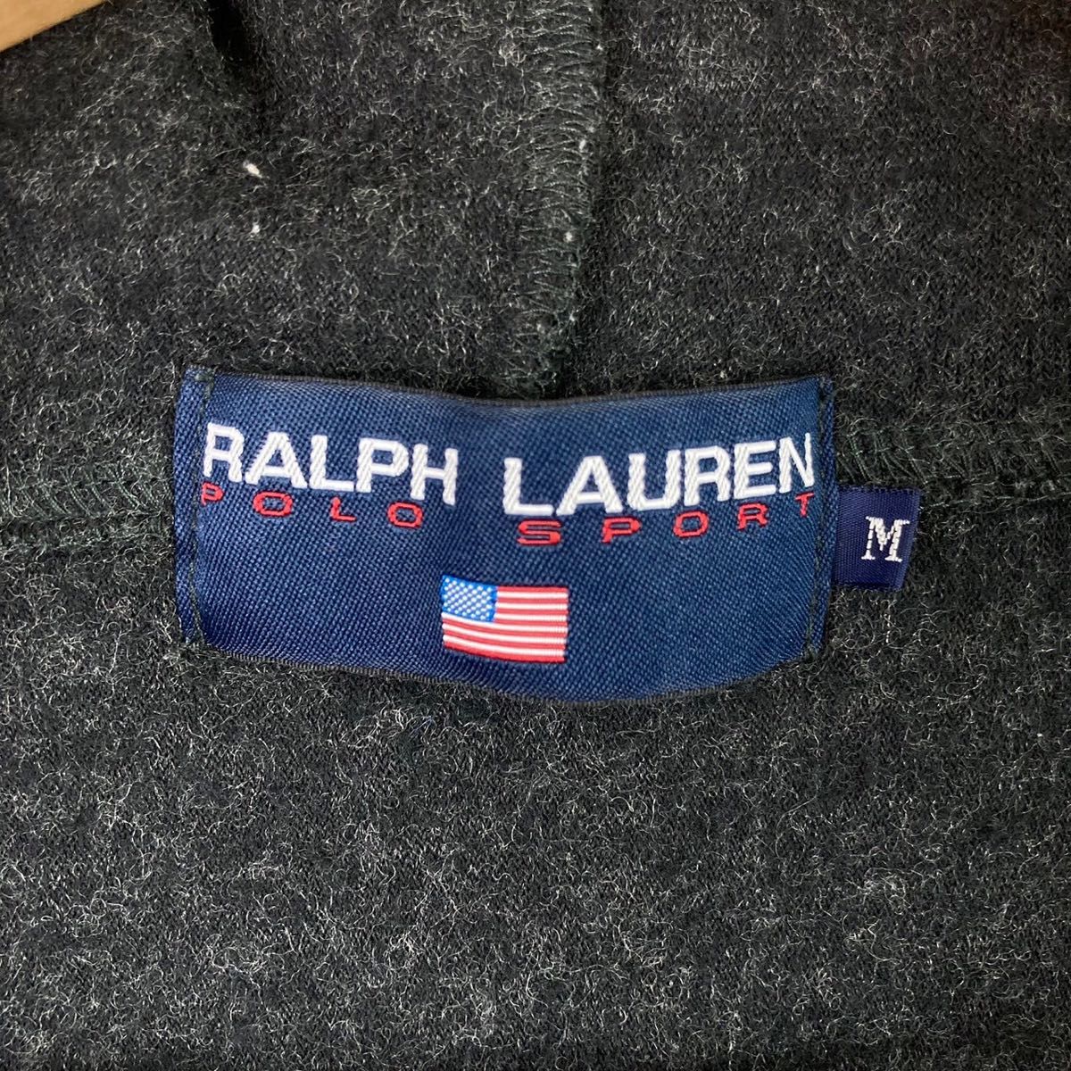 90S USA製 Ralph Lauren POLO SPORTS フリースパーカー　ジャケット　ヴィンテージ　M