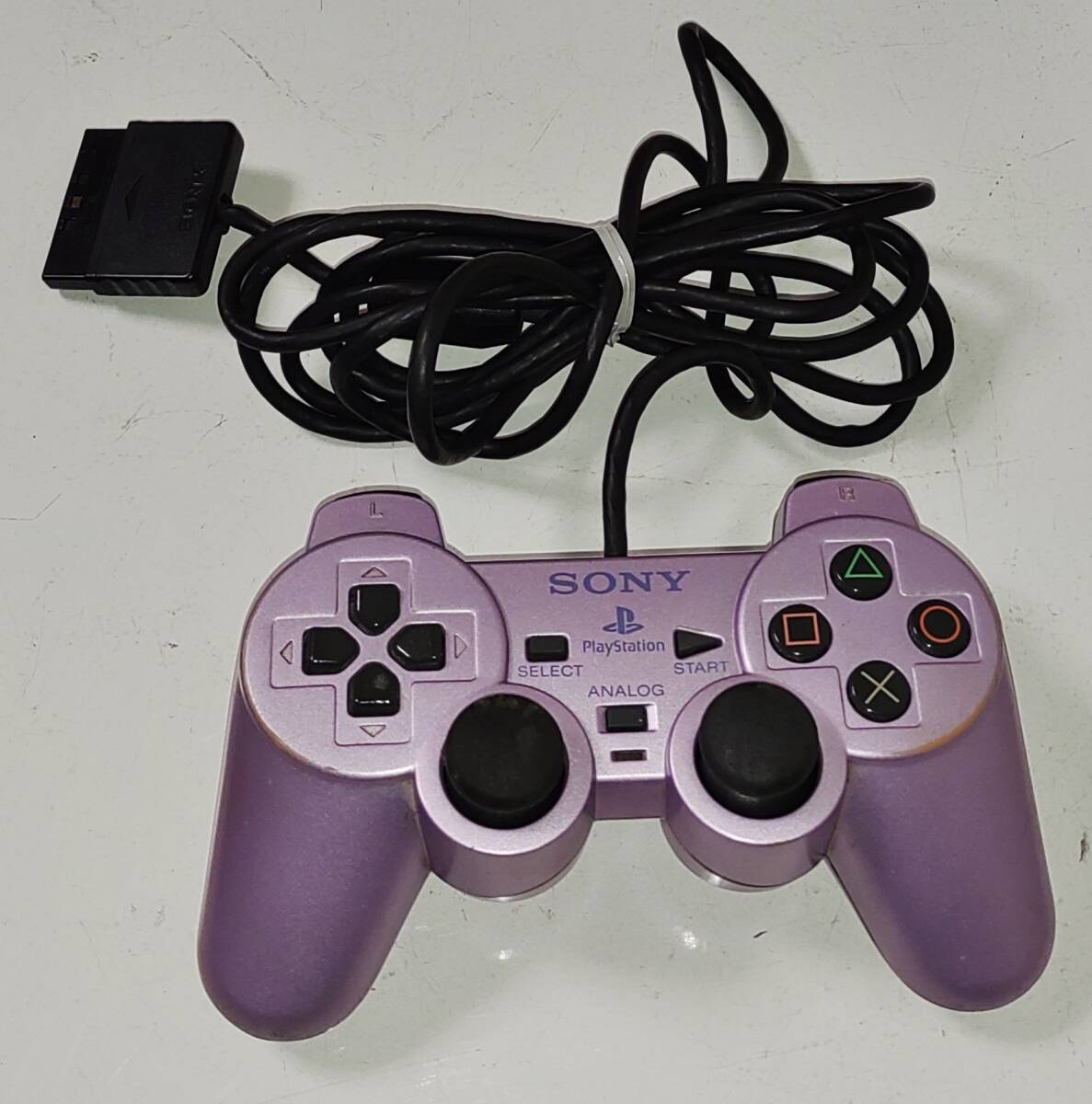 SONY PS2 アナログコントローラー　SAKURA サクラ　ピンク　DUALSHOCK2 SCPH-10010 PlayStation2 ジャンク品_画像1