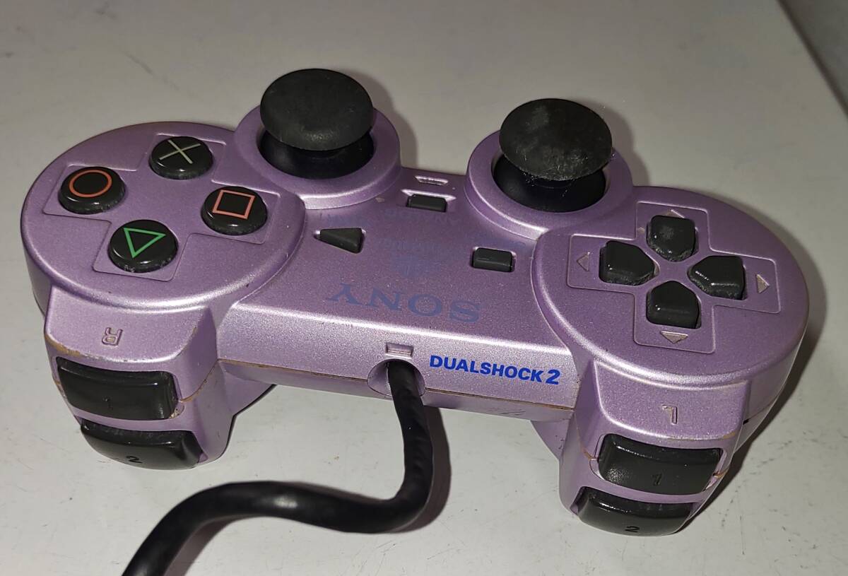 SONY PS2 アナログコントローラー　SAKURA サクラ　ピンク　DUALSHOCK2 SCPH-10010 PlayStation2 ジャンク品_画像2