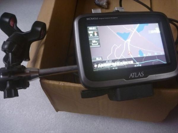 BIKE special design function sufficient! contentment navi ATLAS MCN45si for motorcycle navigation waterproof * dustproof 