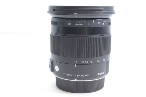 良品★SIGMA シグマ Contemporary 17-70mm F2.8-4 DC MACRO HSM ペンタックス Pentax Kマウント APS-C 標準ズームレンズ★元箱付き 02118_画像4