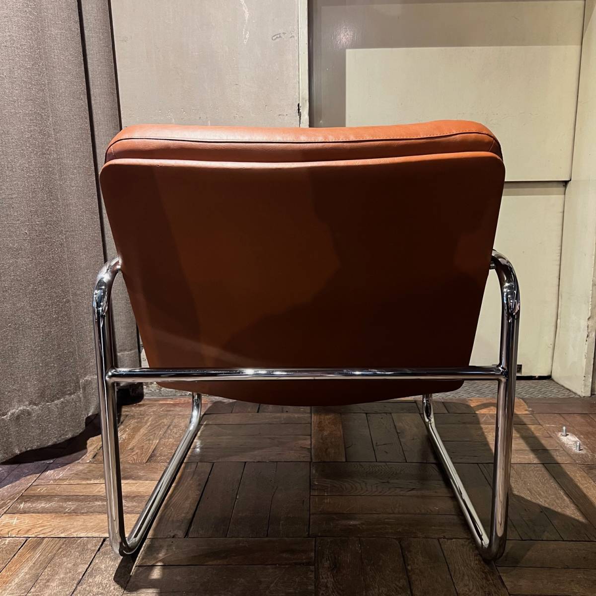 Vintage 天童木工 Tendo LoungeChair イージーチェア ラウンジチェア レザー モダン ミッドセンチュリー 70s 80s 秋田木工 飛騨 カリモク A_画像4