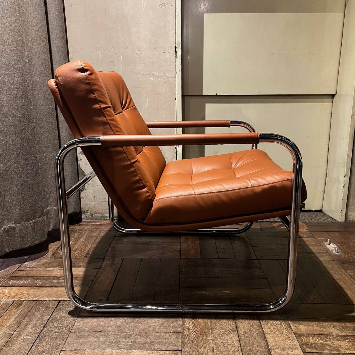 Vintage 天童木工 Tendo LoungeChair イージーチェア ラウンジチェア レザー モダン ミッドセンチュリー 70s 80s 秋田木工 飛騨 カリモク A_画像5