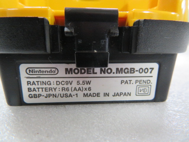  ジャンク 現状 Nintendo GAMEBOY ゲームボーイ ポケットプリンタ MGB-007 ピカチュウイエロー 通電確認済_画像9