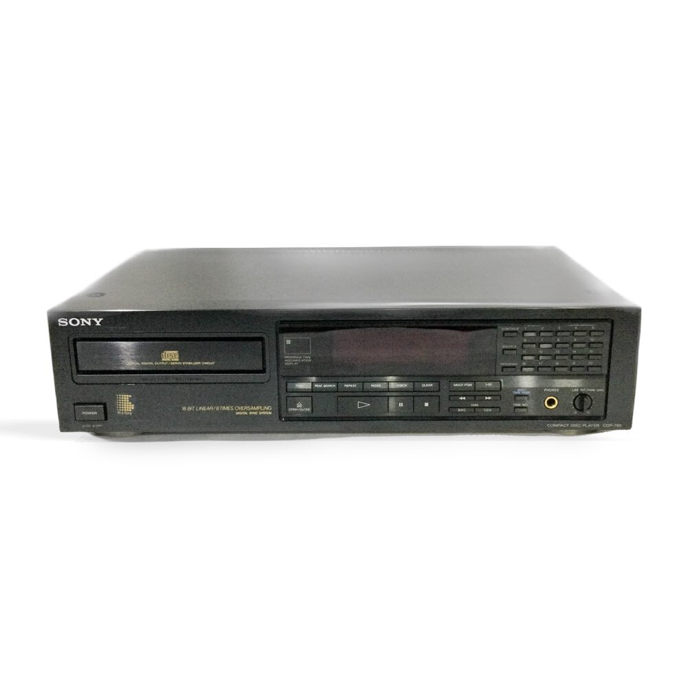 【通電OK】★ SONY ソニー ★ COMPACT DISC PLAYER CDプレーヤー CDP-790 ★ T21の画像1