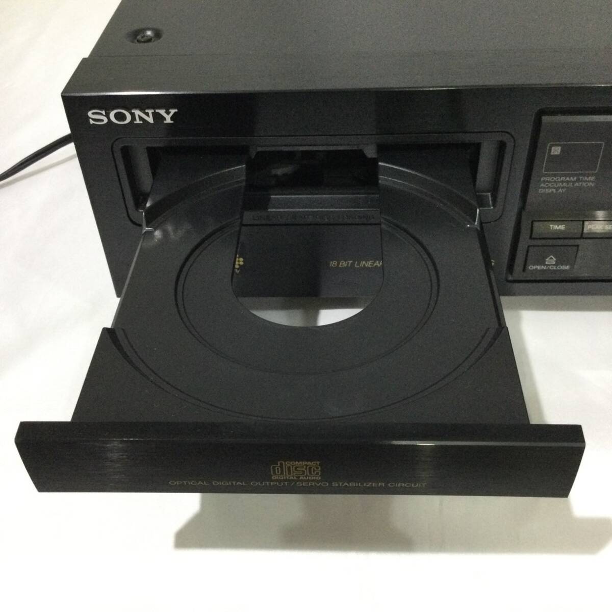 【通電OK】★ SONY ソニー ★ COMPACT DISC PLAYER CDプレーヤー CDP-790 ★ T21の画像7