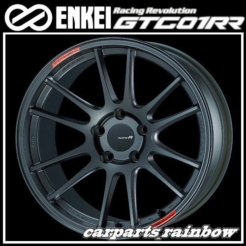 ★ENKEI/エンケイ RacingRevolution GTC01RR 18×9.5J 5/114.3 +45 ★MatteDarkGunmetallic/マットダークガンメタ★新品 2本価格★_画像1