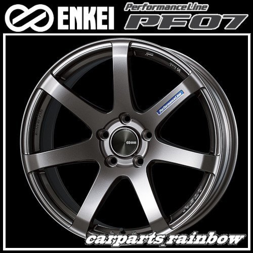 ★ENKEI/エンケイ PerformanceLine PF07 18×9.5J 5/114.3 +15★Dark Silver/ダークシルバー★新品 2本価格★_画像1