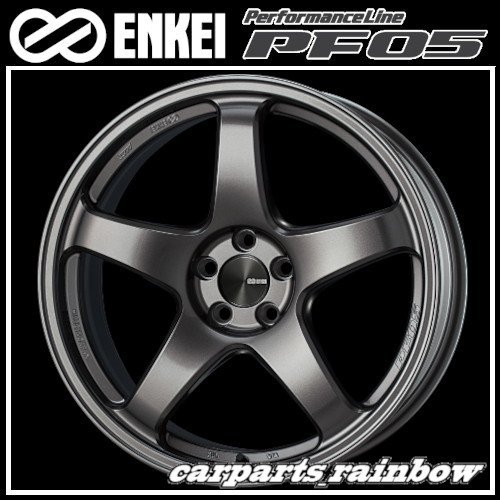 ★ENKEI/エンケイ PerformanceLine PF05 18×8.5J 5/114.3 +38★Dark Silver/ダークシルバー★新品 4本価格★_画像1