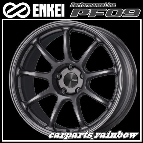 ★ENKEI/エンケイ PerformanceLine PF09 18×7.5J 5/100 +48★Dark Silver/ダークシルバー★新品 1本価格★_画像1