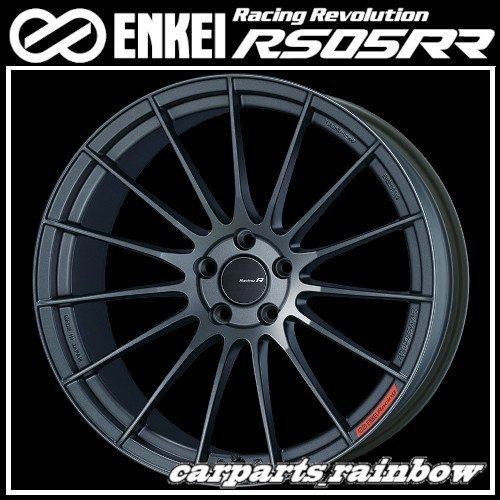 ★ENKEI/エンケイ RacingRevolution RS05RR 18×9.5J 5/120 +22 BMW★MatteDarkGunmetalic/ガンメタ★新品 1本価格★_画像1