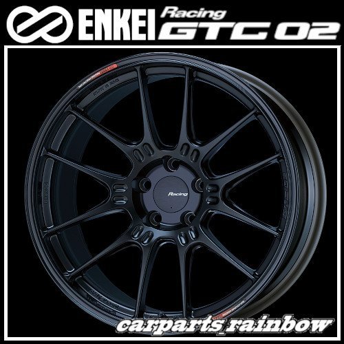 ★ENKEI/エンケイ Racing GTC02 17×7.5J 5/114.3 +45★Matte Black/マットブラック★新品 2本価格★_画像1