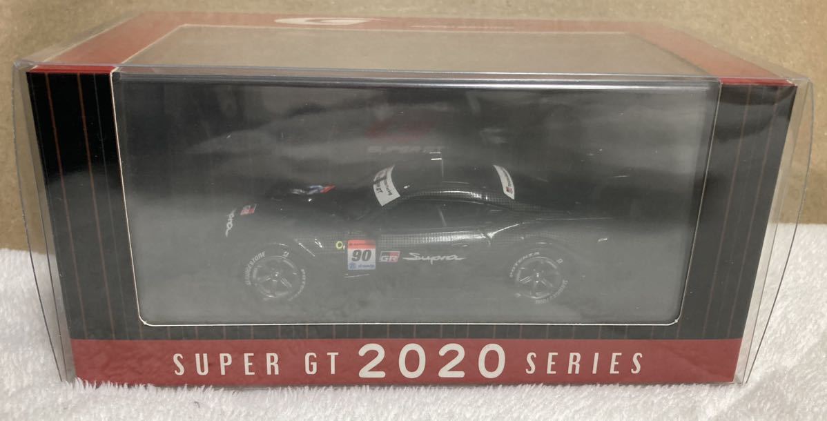 新品　未使用　未開封　EBBRO GR Supra SUPER GT GT500 2020 Prototype No.90 ミニカー トヨタ ブラック _画像1