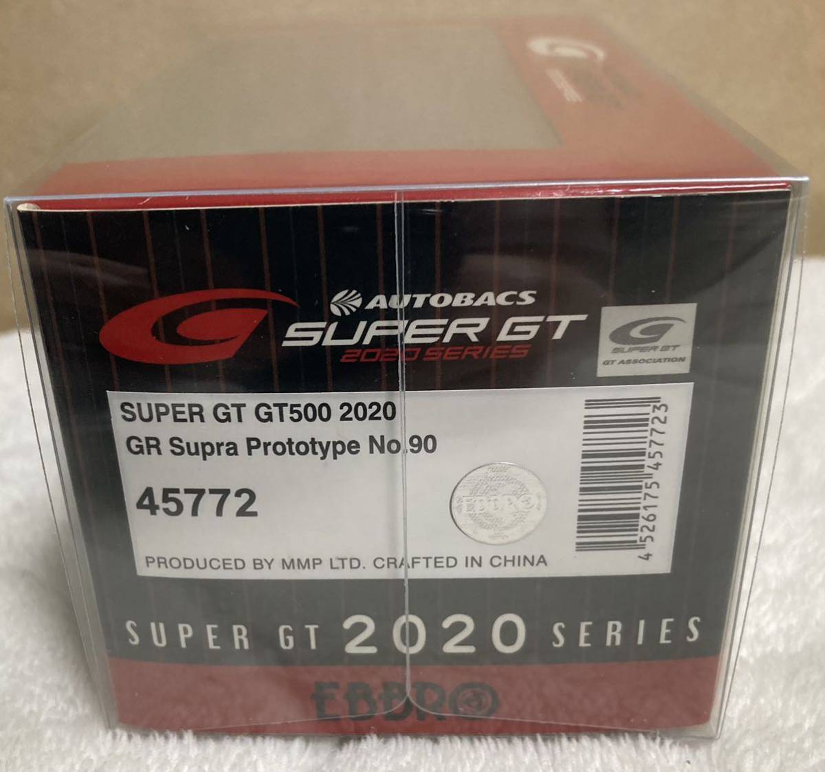 新品　未使用　未開封　EBBRO GR Supra SUPER GT GT500 2020 Prototype No.90 ミニカー トヨタ ブラック _画像4