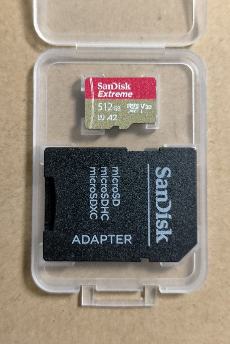 サンディスク SANDISK SDSQXA0-512G-JN3MD Extreme microSDXCカード 512GB 1枚