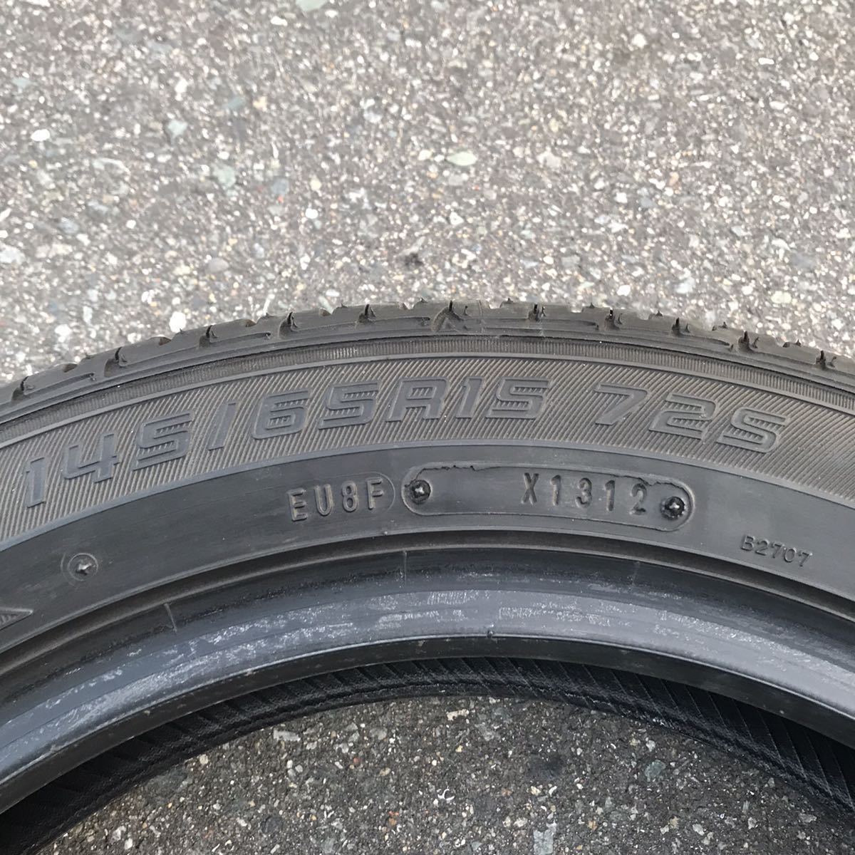 タイヤ 145/65 R15 ２本セット_画像4