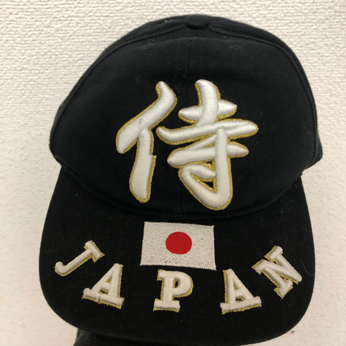 禅 zen japanesque 侍JAPAN キャップ ブラック_画像1