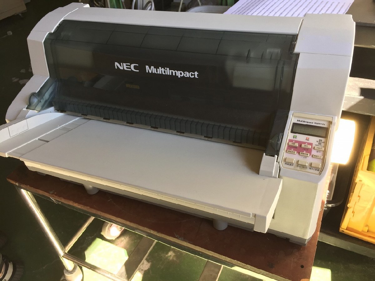 #NEC MultiImpact 700XAN матричный принтер - высокая скорость печать работа OK![C1030W1-1F-22]
